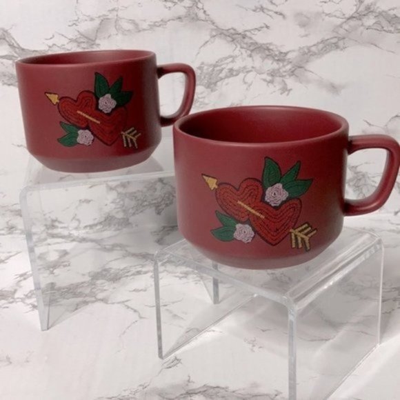 Starbucks 2019 Valentine's Day Edition 2 Mugs Set